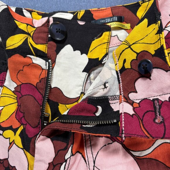 Maeve by Anthropologie The Colette Boho Floral Wide Leg Pants Women Size 26 - Picture 7 of 13